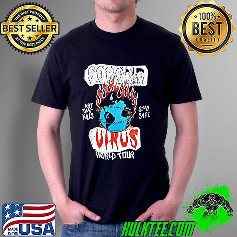 Art gallery dept world tour graphic shirt
