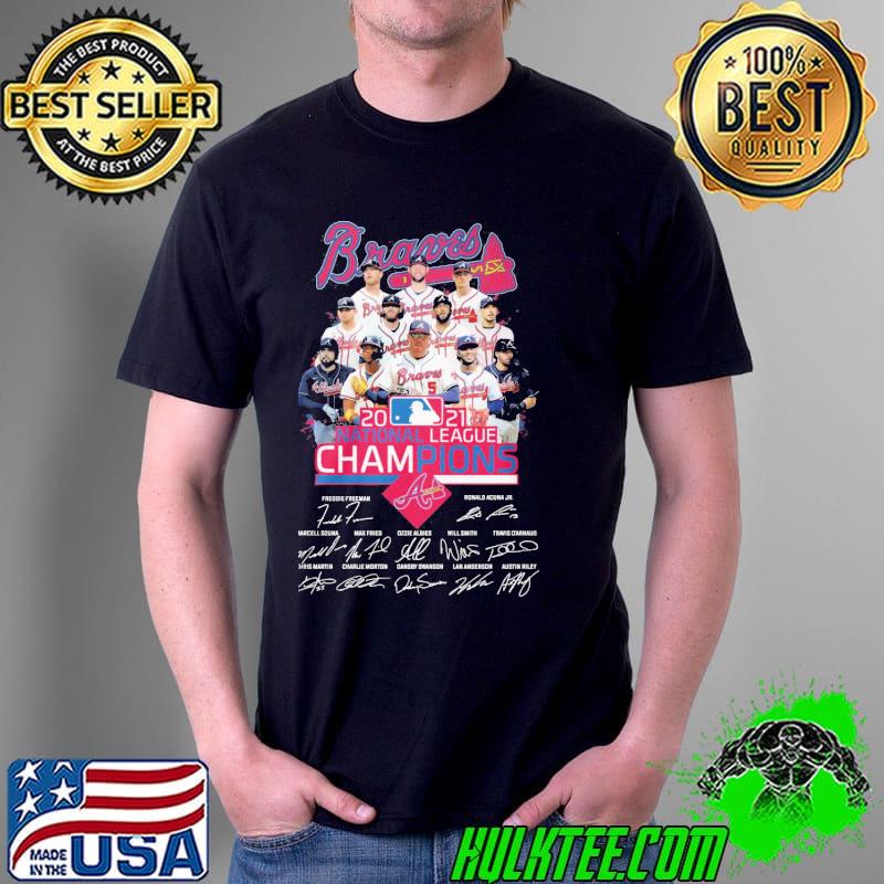 Atlanta braves 2021 team champion celebration shirt