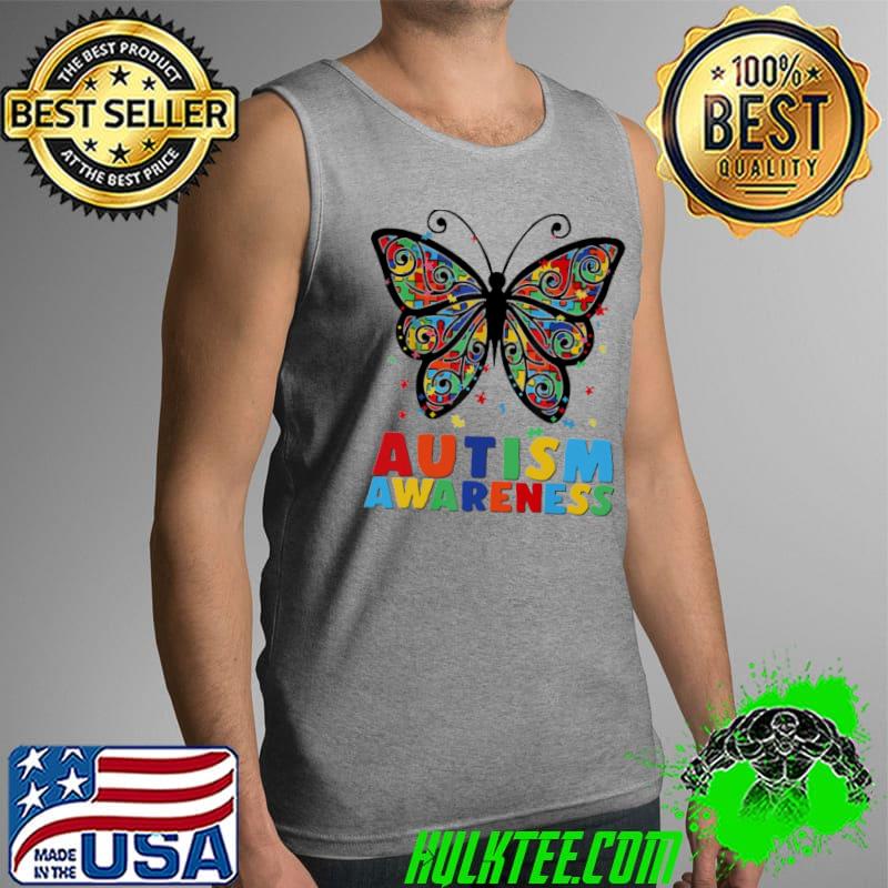 Autism Awareness Butterfly Shirt