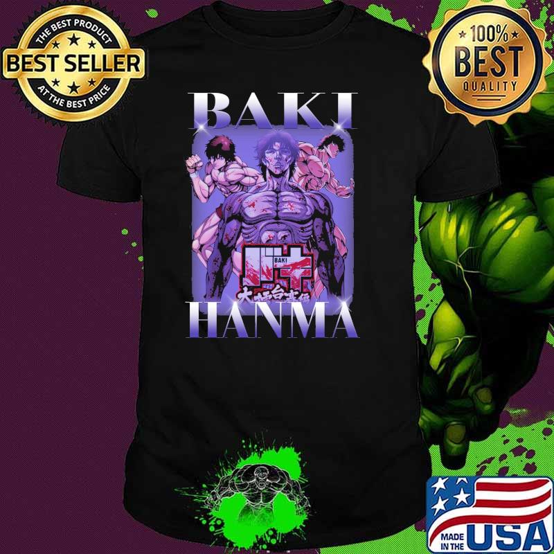 BakiI the grrappler anime hanmma manga yujiro shirt