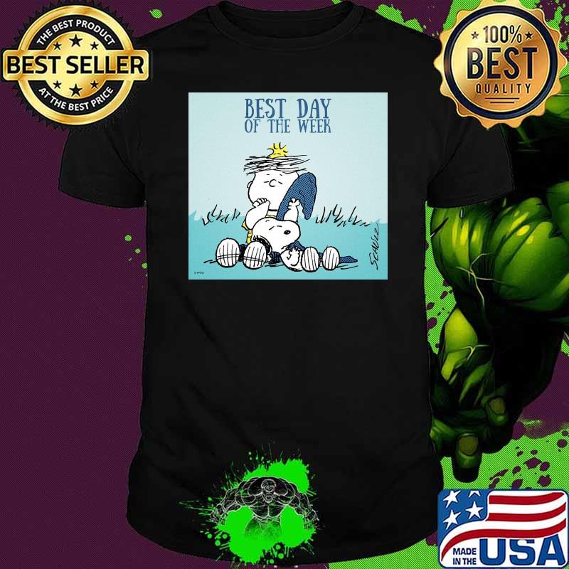 Best day of the week snoopy charlie brown shirt