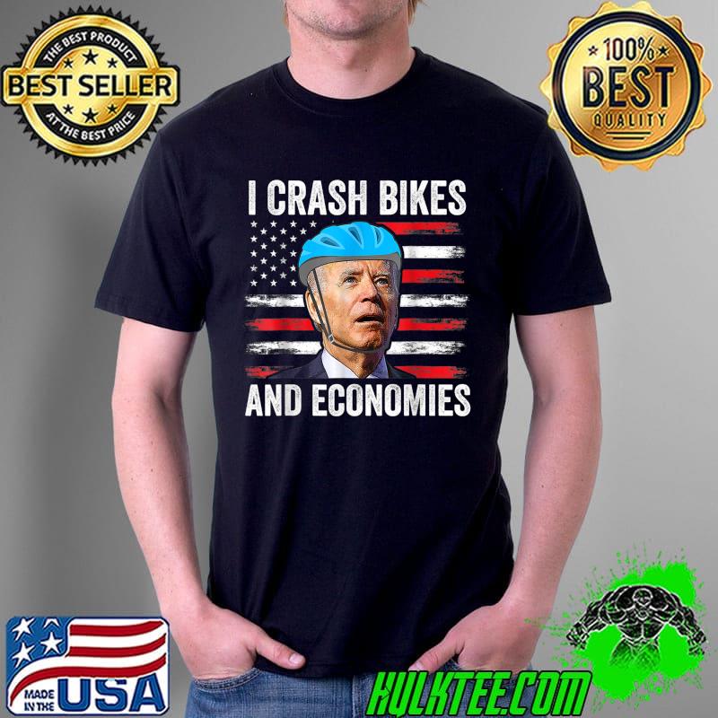 Biden Bicycle I Crash Bikes And Economies T-Shirt