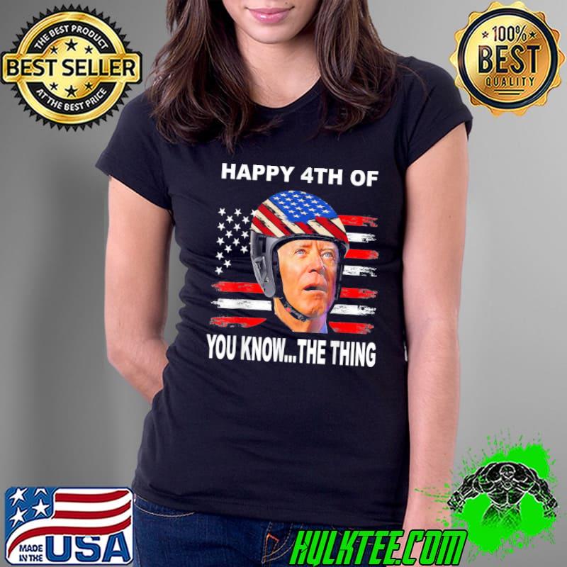 Biden confused 4th happy 4th of you know…the thing American flag s Ladies Tee Biden confused 4th happy 4th of you know…the thing American flag s Ladies Tee