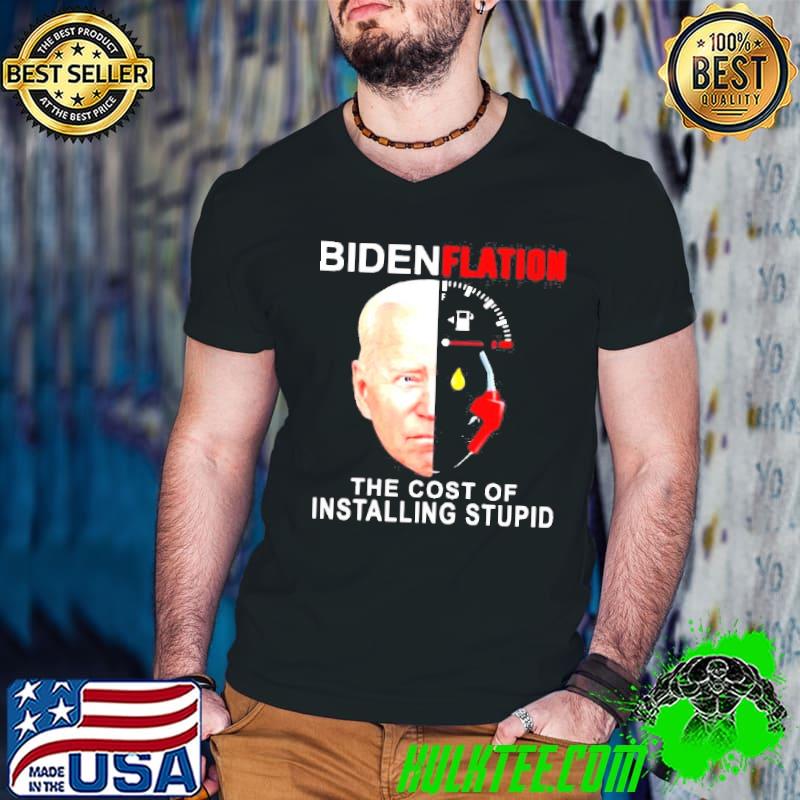 Bidenflation the cost of installing stupid s Guys V Neck Bidenflation the cost of installing stupid s Guys V Neck
