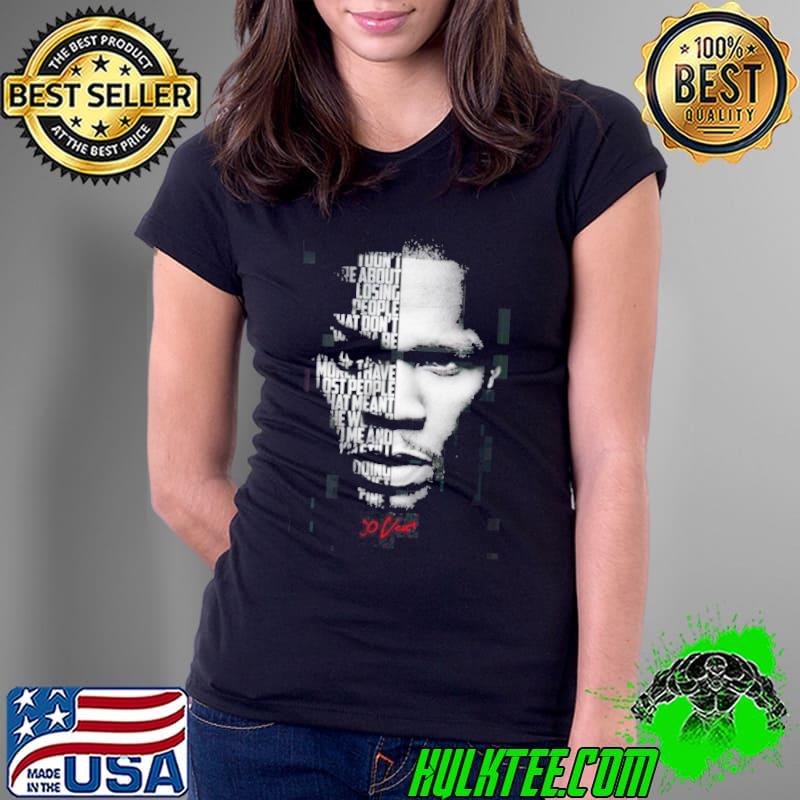 Black and white quote 50 cent rapper s Ladies Tee Black and white quote 50 cent rapper s Ladies Tee