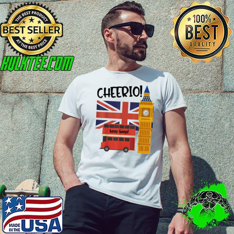 British flag united Kingdom england quote travel big ben shirt