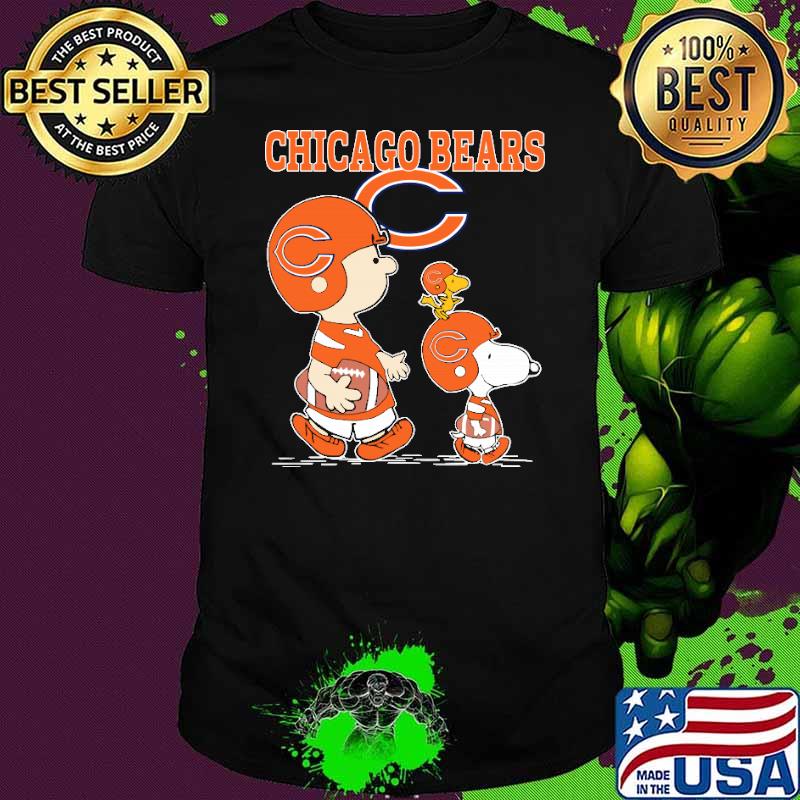 Chicago Bears Lets Play Football Together Snoopy NFL Shirts