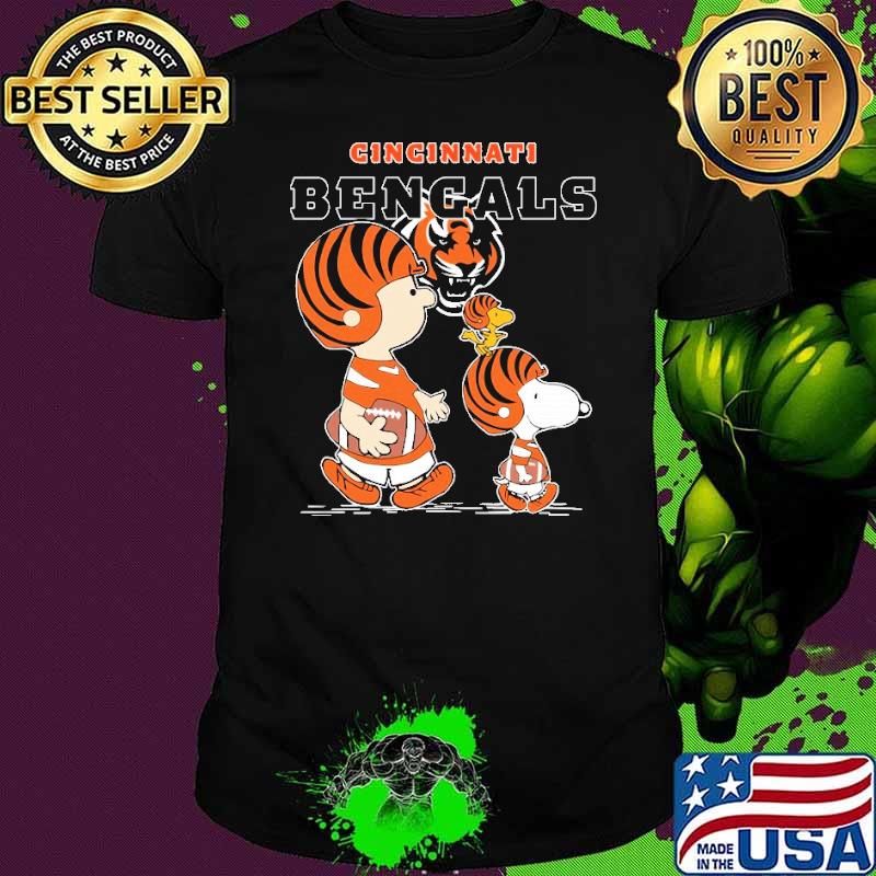 CincinnatI bengals let's play Football together Snoopy NFL shirt
