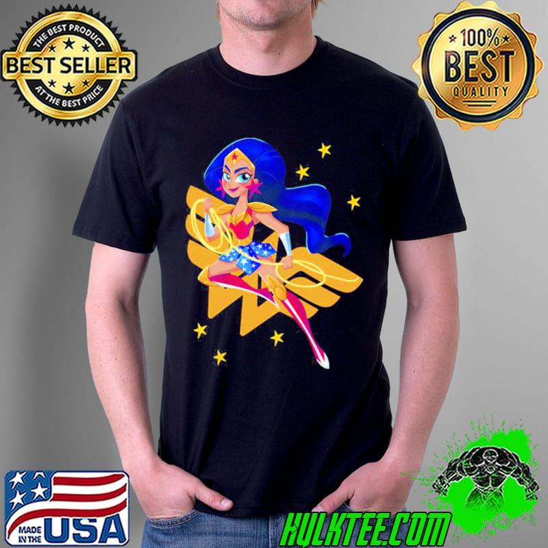 Comics super hero wonder woman shirt