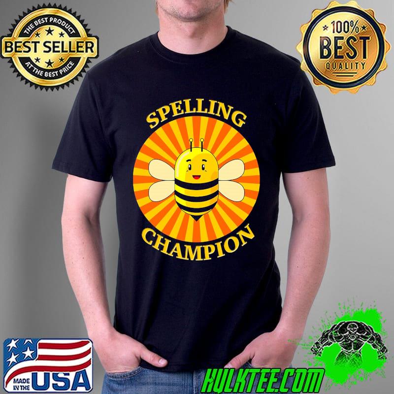 Cute spelling bee champion shirt