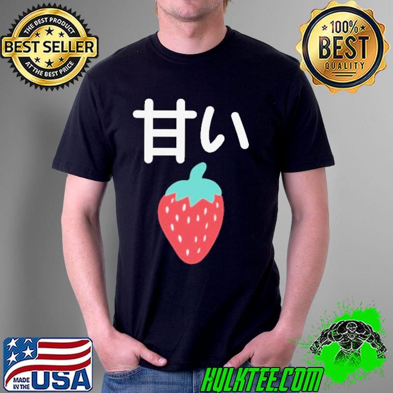 Cute strawberry cartoon art shirt