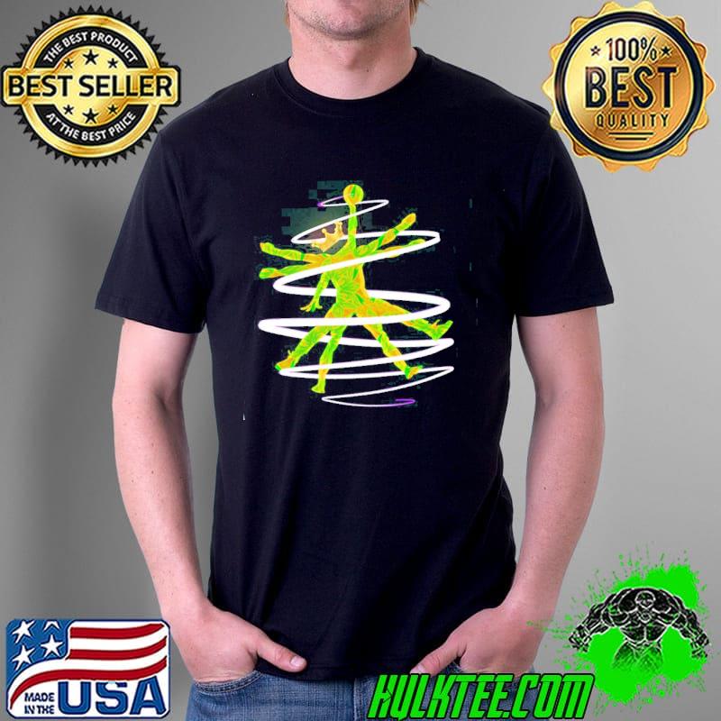 Da vincI x Jordan neon shirt