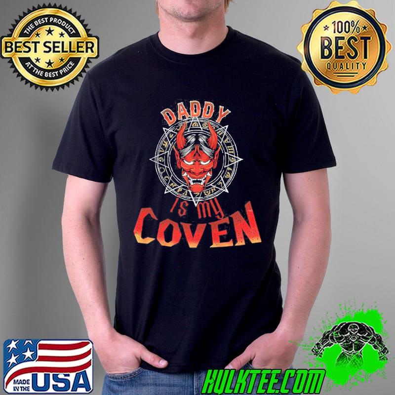 Daddy is my coven devil cartoon fathers day gift for dad shirt