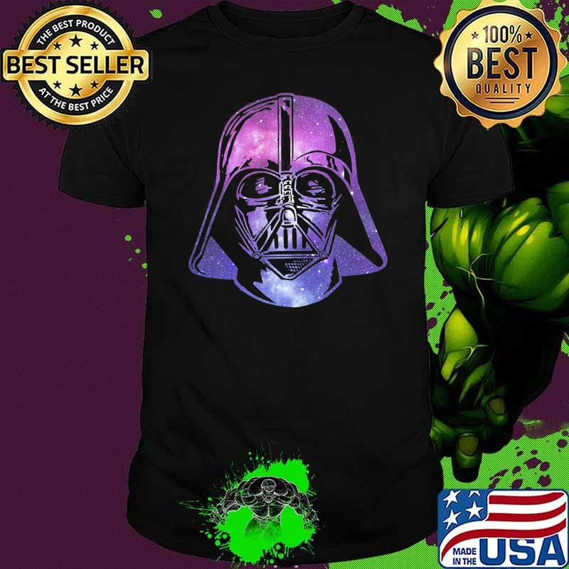 Darth Vader space helmet galaxy Star wars shirt