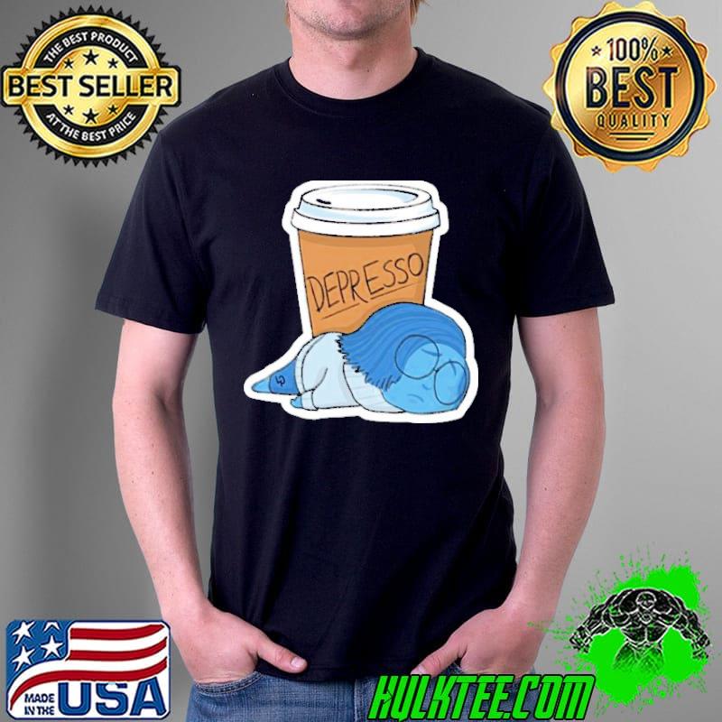 Depresso sadness inside out moive shirt