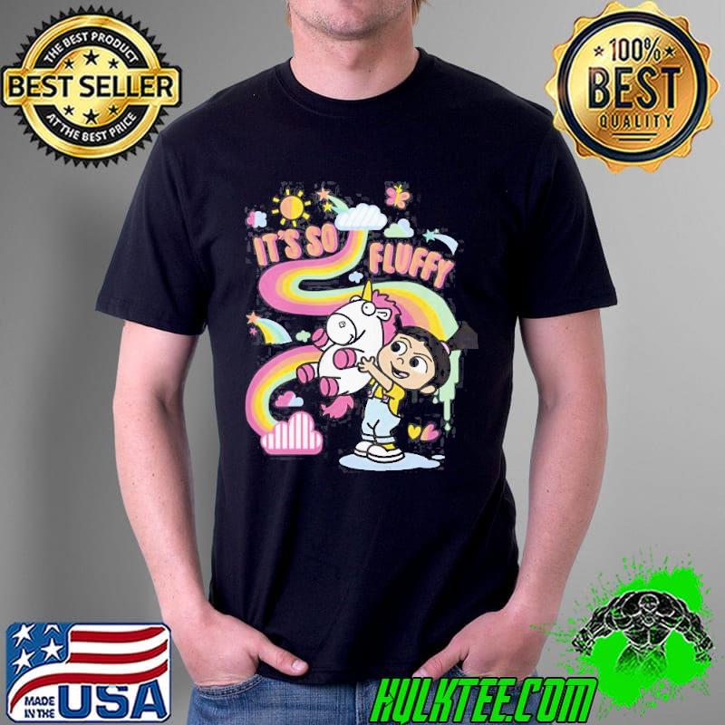 Despicable me minions agnes unicorn rainbow graphic shirt