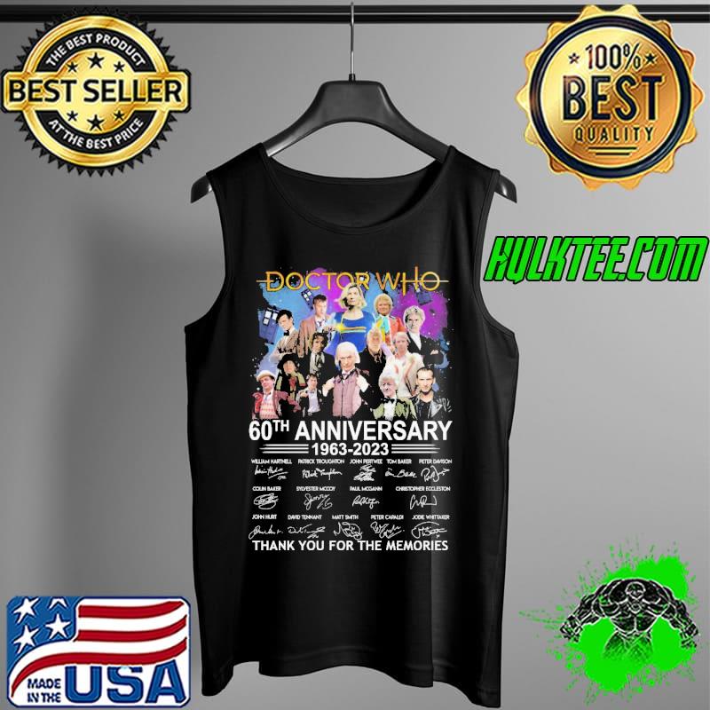 Doctor Who 60th Anniversary 1963 2023 Shirt Tank Top Doctor Who 60th Anniversary 1963 2023 Shirt Tank Top