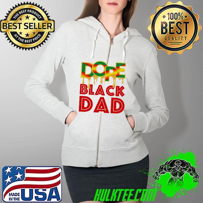 Dope Black Dad Shirt Full Zip Hooded Dope Black Dad Shirt Full Zip Hooded