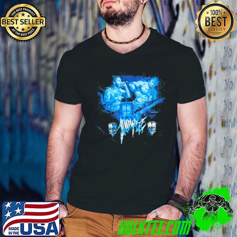 Doyleb misfits band blue art s Guys V Neck Doyleb misfits band blue art s Guys V Neck