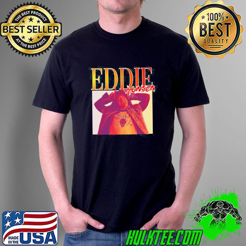Eddie munson hellfire member skull stranger things 4 2022 shirt