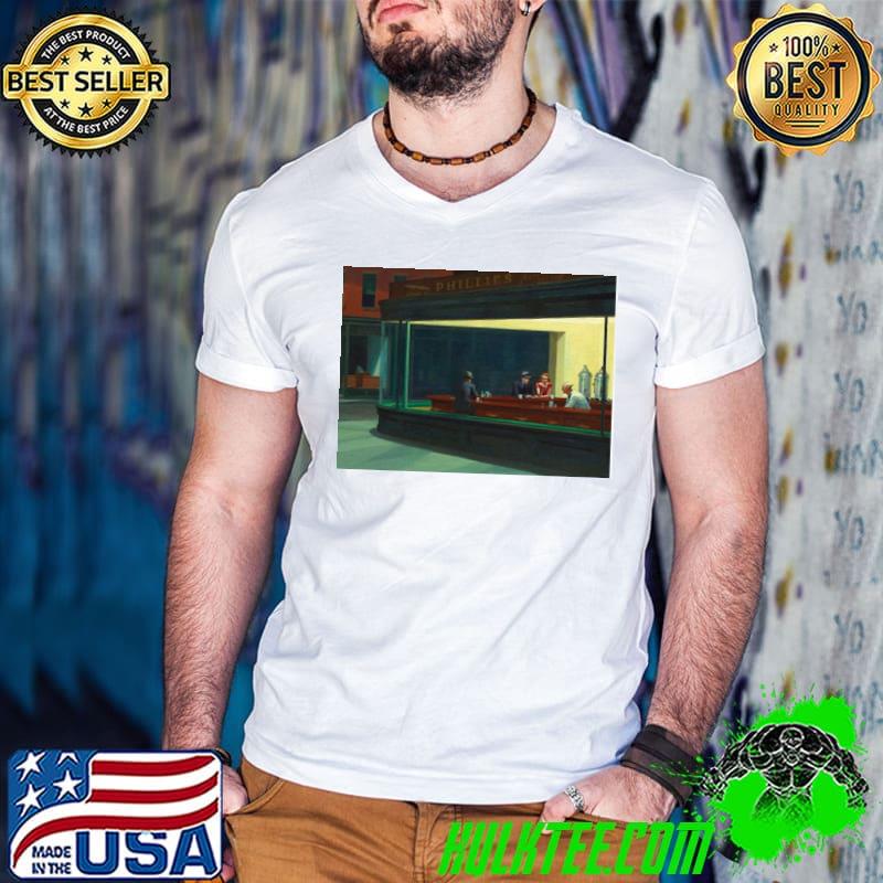 Edward hopper s Guys V Neck Edward hopper s Guys V Neck