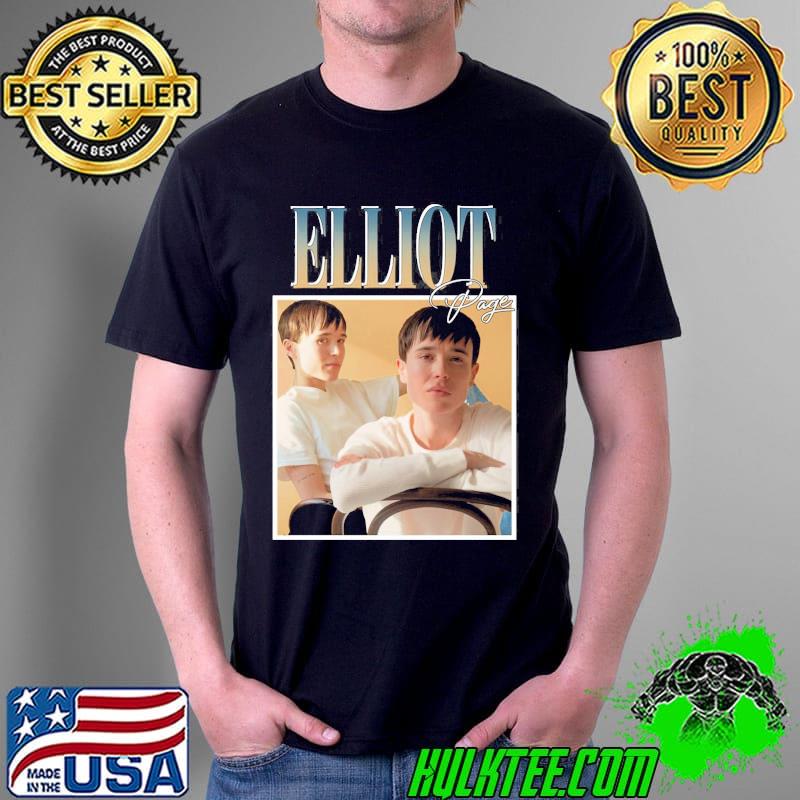 Elliot page vintage bootleg 90s shirt