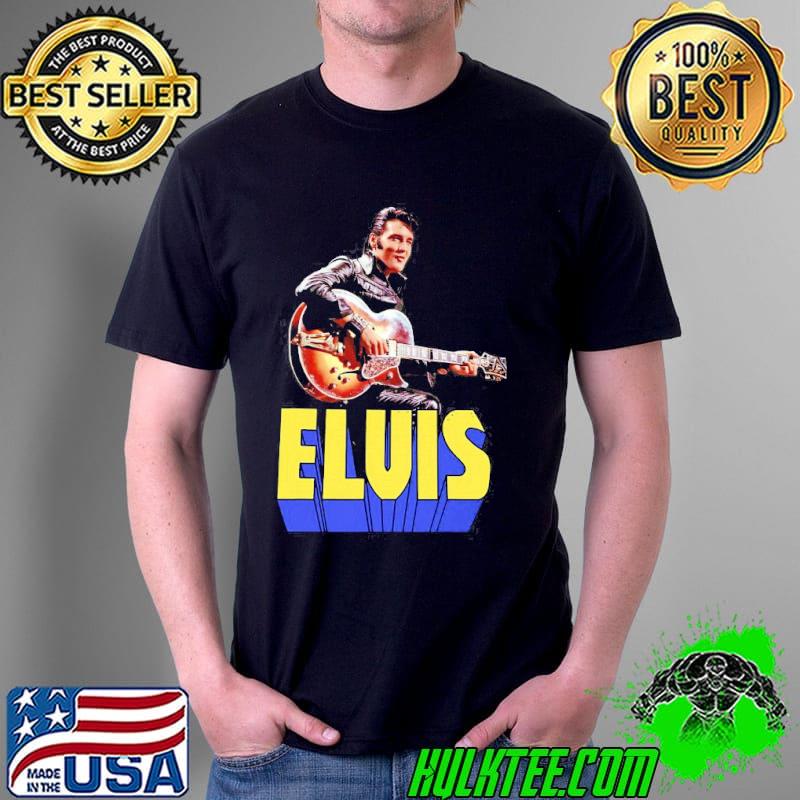 Elvis presley guitar portrait shirt