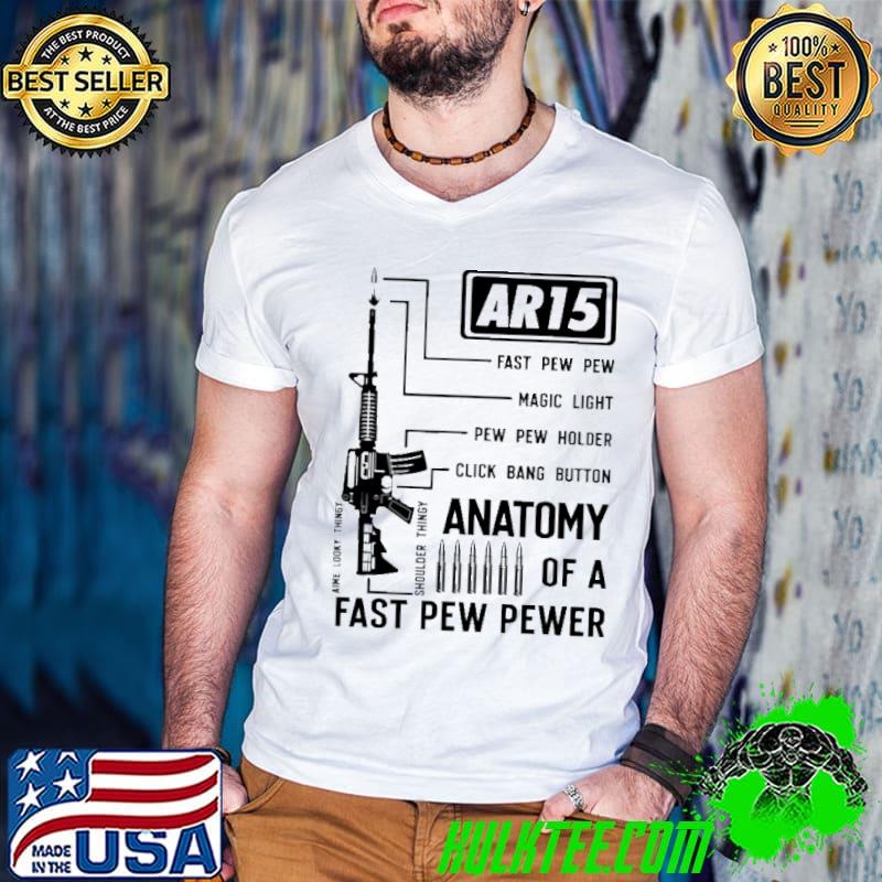 Fast Pew Pewer Ar15 Gun s Guys V Neck Fast Pew Pewer Ar15 Gun s Guys V Neck