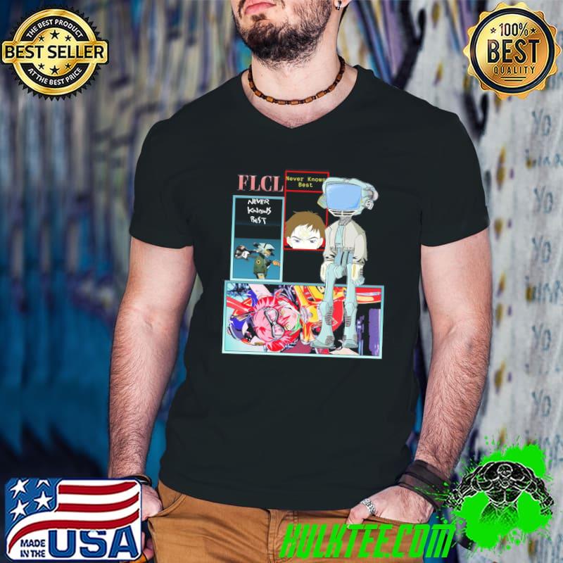 Flcl the pillows fooly cooly anime naota mamin haruko s Guys V Neck Flcl the pillows fooly cooly anime naota mamin haruko s Guys V Neck