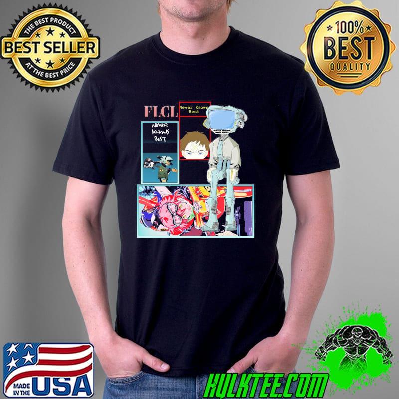 Flcl the pillows fooly cooly anime naota mamin haruko shirt Flcl the pillows fooly cooly anime naota mamin haruko shirt