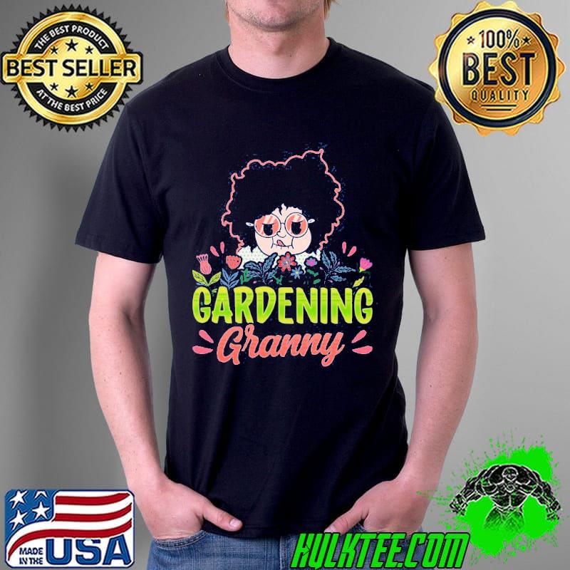 Gardening granny grandma gardener garden gift shirt