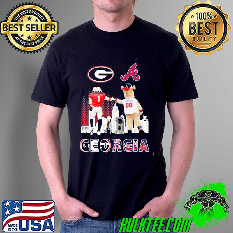 Georgia Bulldogs and atlanta braves shirt