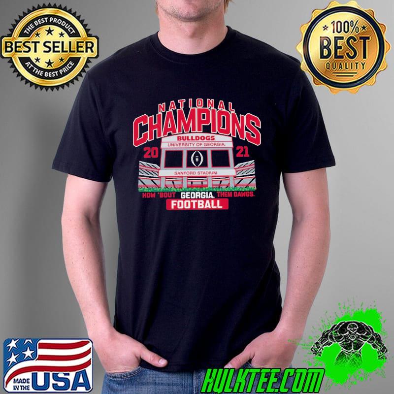 Georgia Bulldogs blue 84 college Football playoff 2021 national champions stadium shirt