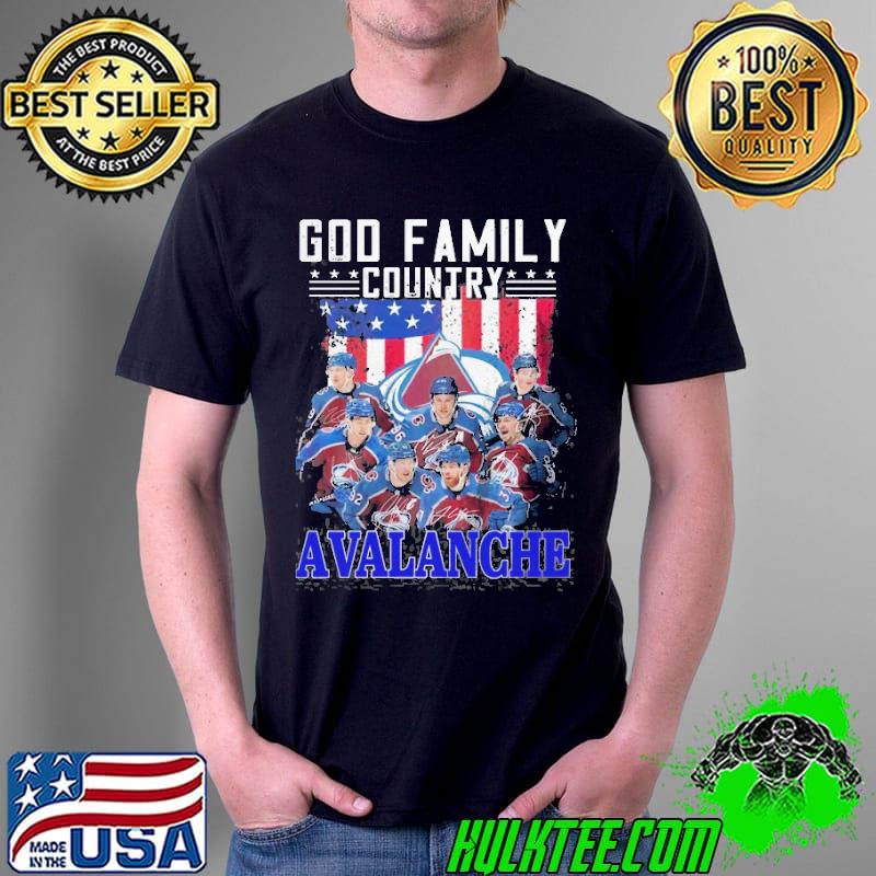 God family country avalanche signature hockey 2022 limited edition shirt