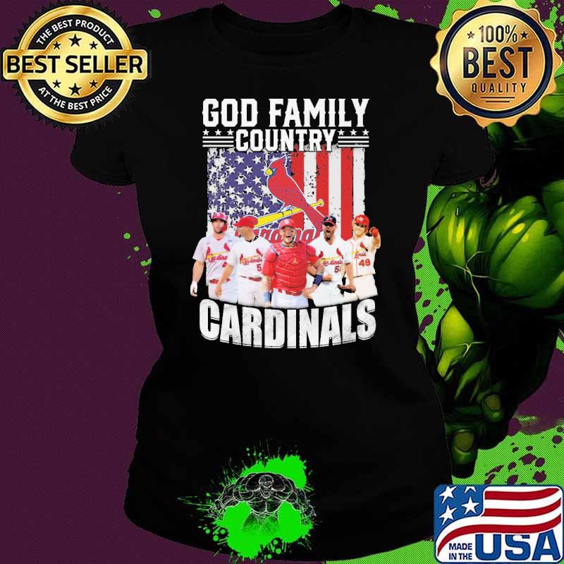 God family country cardinals s Ladies tee God family country cardinals s Ladies tee