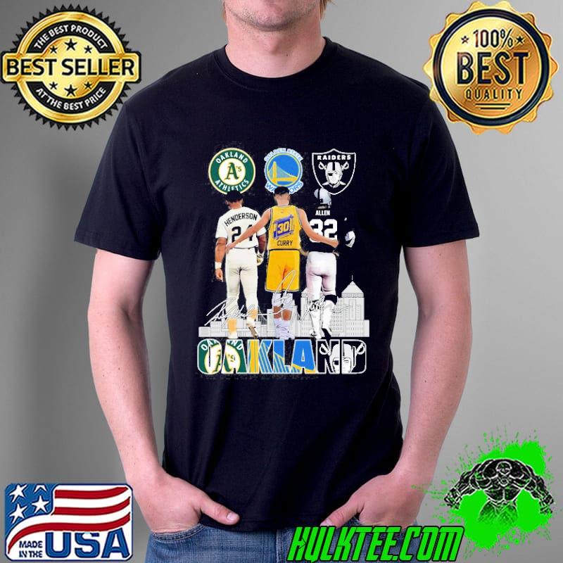 Golden State Warriors Oakland Athletics Raiders Shirt