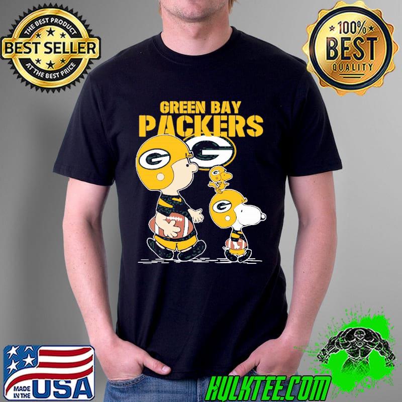 Green Bay Packers let's play Football together Snoopy NFL shirt