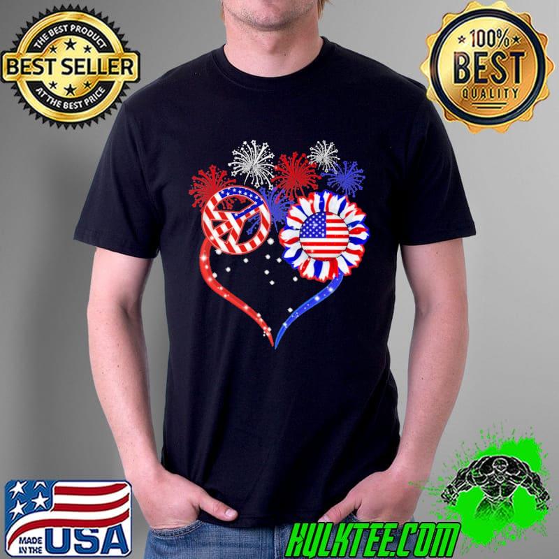 Hippie - Happy Independence Day Firework Shirt