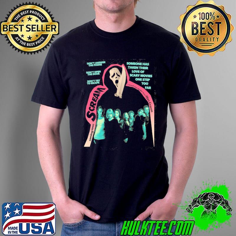 Horror ghost face 2022 scream movies shirt