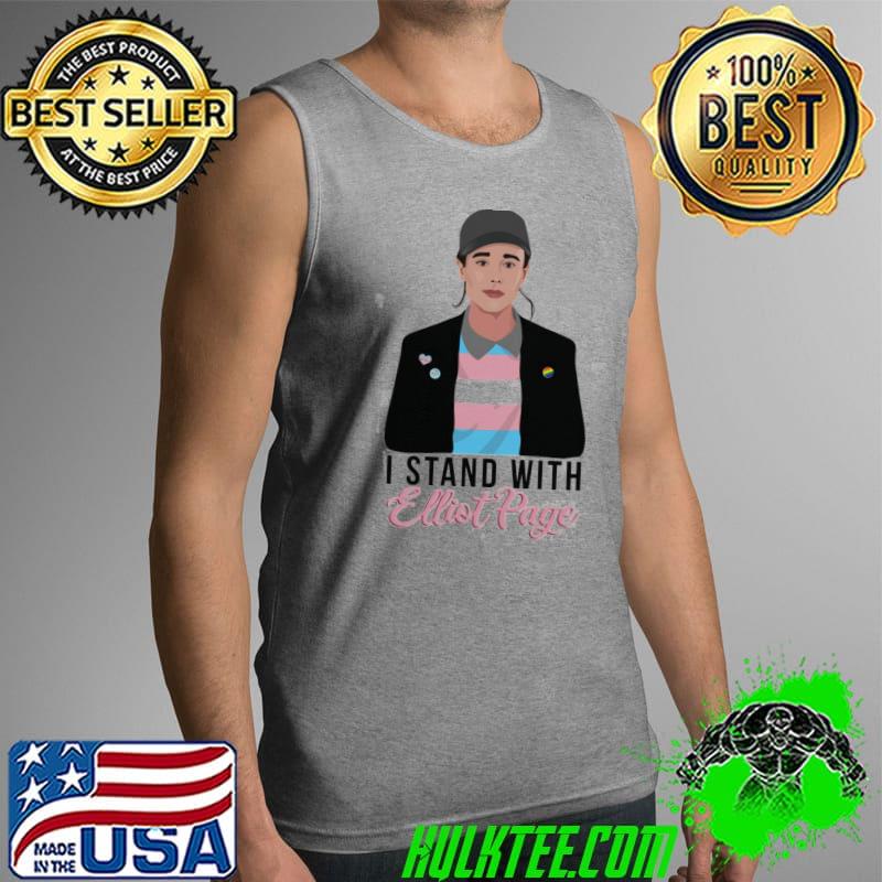 I support elliot page pround LGBT shirt
