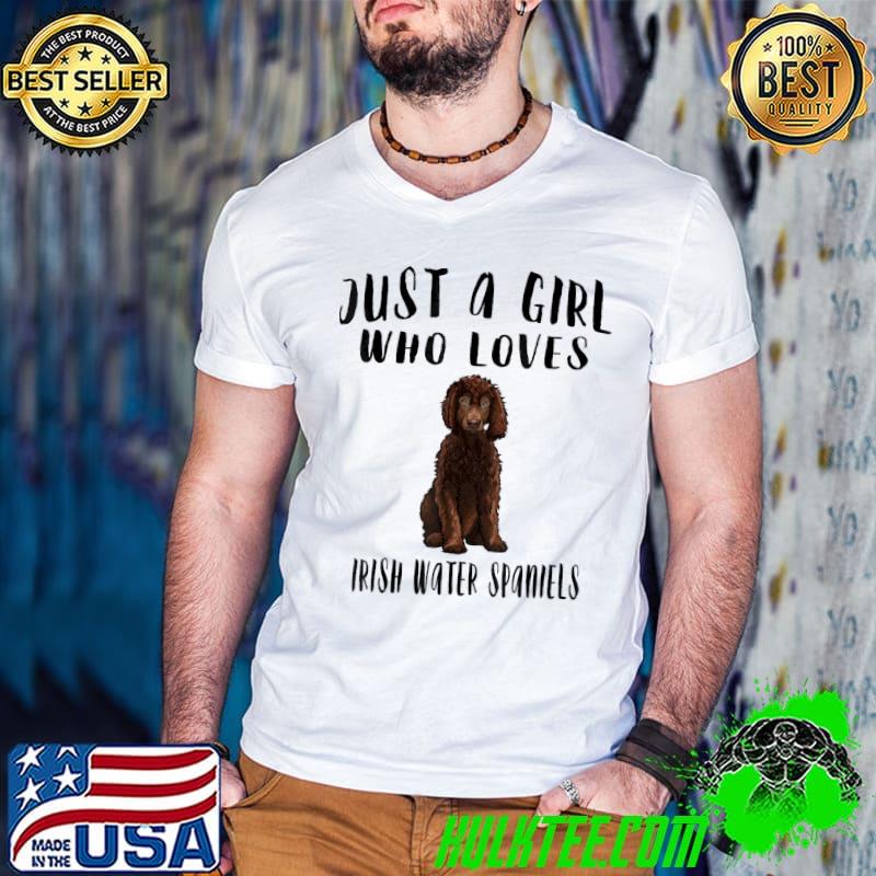 I'm just a girl who loves irish water spaniels dog s Guys V Neck I'm just a girl who loves irish water spaniels dog s Guys V Neck