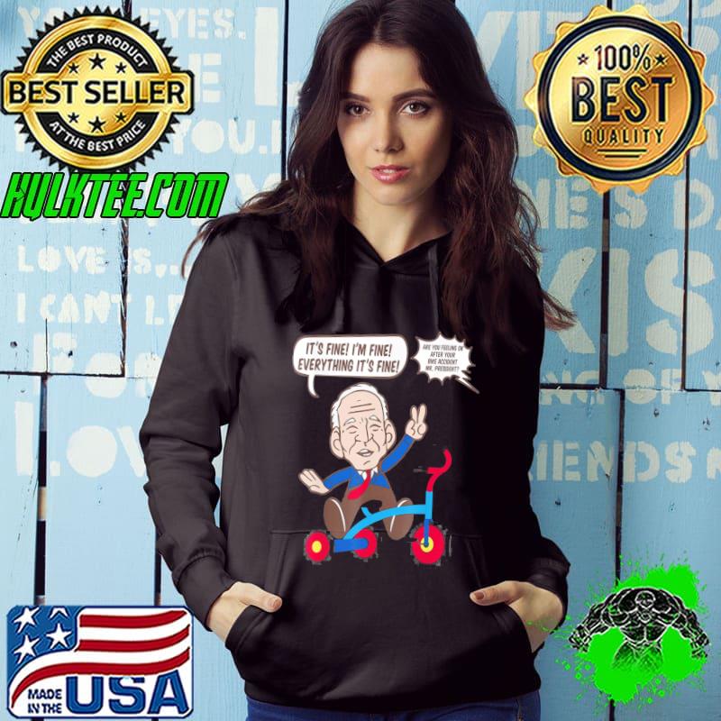 Joe Biden bike bicycle accident president falling s Hoodie Joe Biden bike bicycle accident president falling s Hoodie