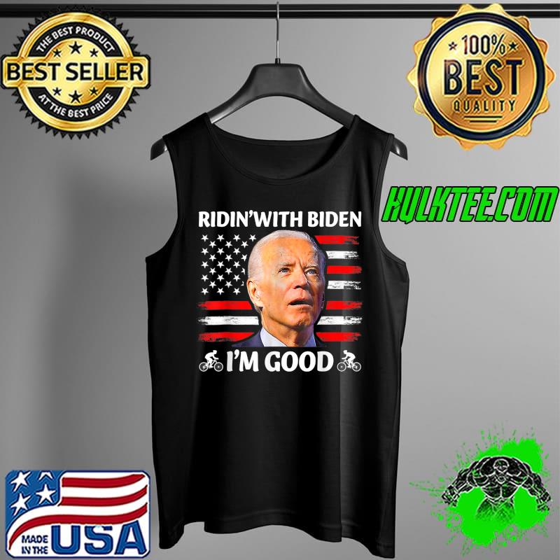 Joe Biden falling off bicycle Biden bike meme funny T-Shirt Tank Top Joe Biden falling off bicycle Biden bike meme funny T-Shirt Tank Top