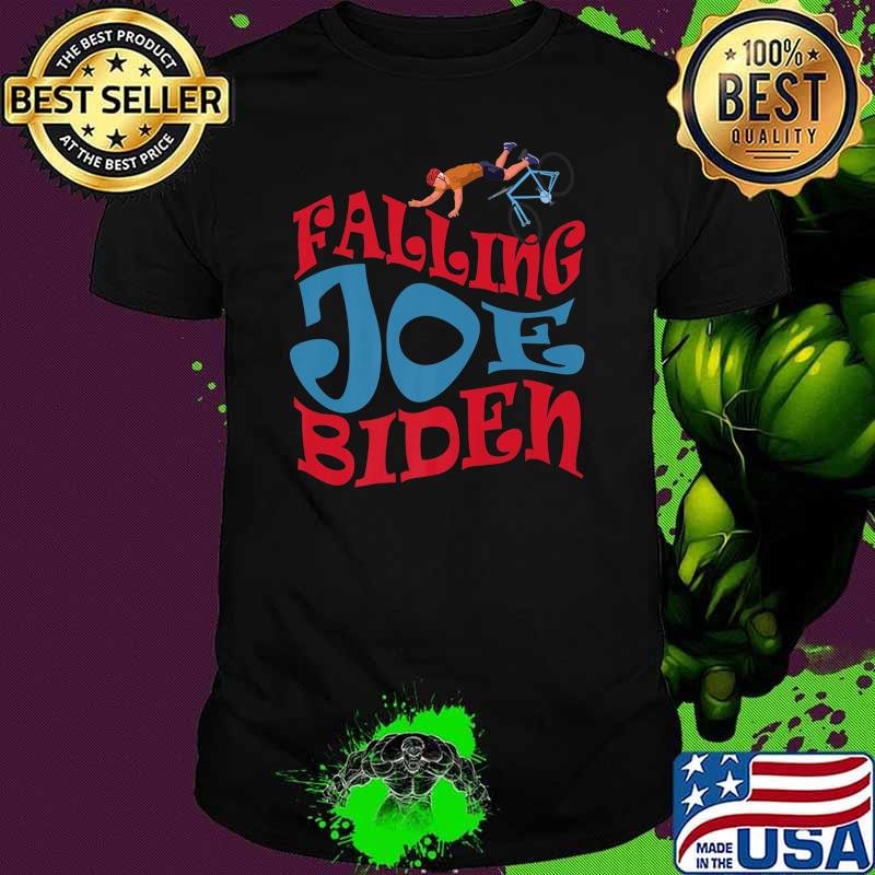 Joe Biden Falling Off Bike Shirt Funny Biden Premium T-Shirt