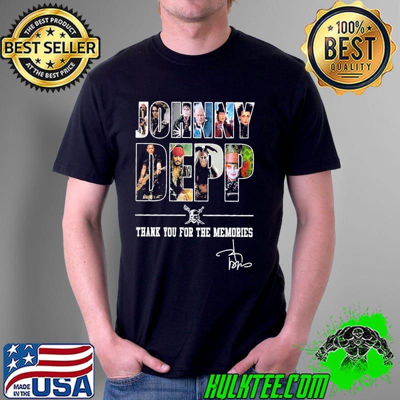 Johnny depp signatures 38 years 1984 2022 shirt