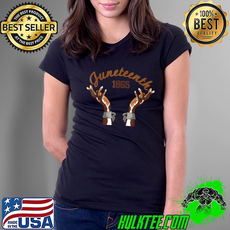 Juneteenth 1865 Remember My Ancestors Celebrate Freedom Day T-Shirt Ladies Tee Juneteenth 1865 Remember My Ancestors Celebrate Freedom Day T-Shirt Ladies Tee