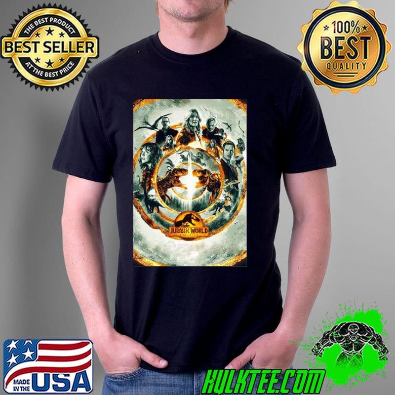 Jurassic world dominion trex art movie poster design shirt