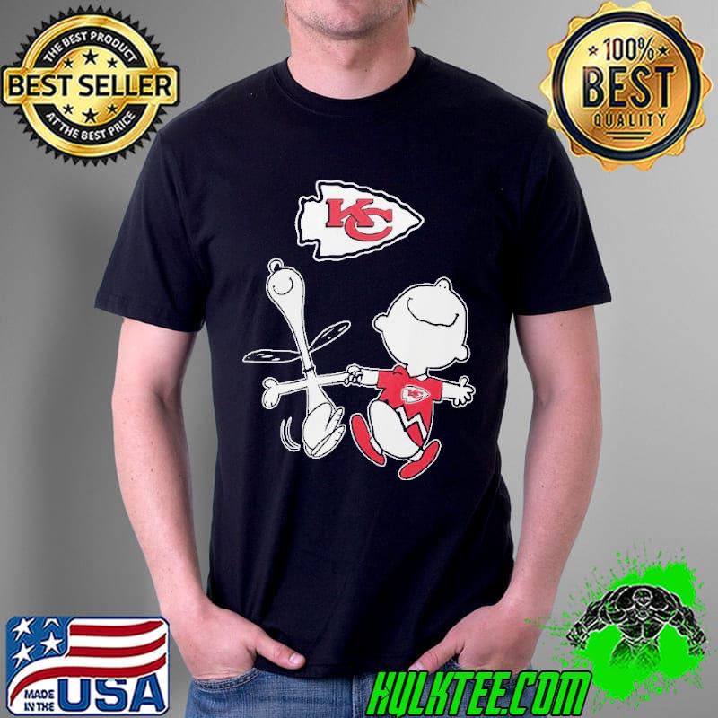 Kansas Chiefs Snoopy and charliebrown dancing shirt