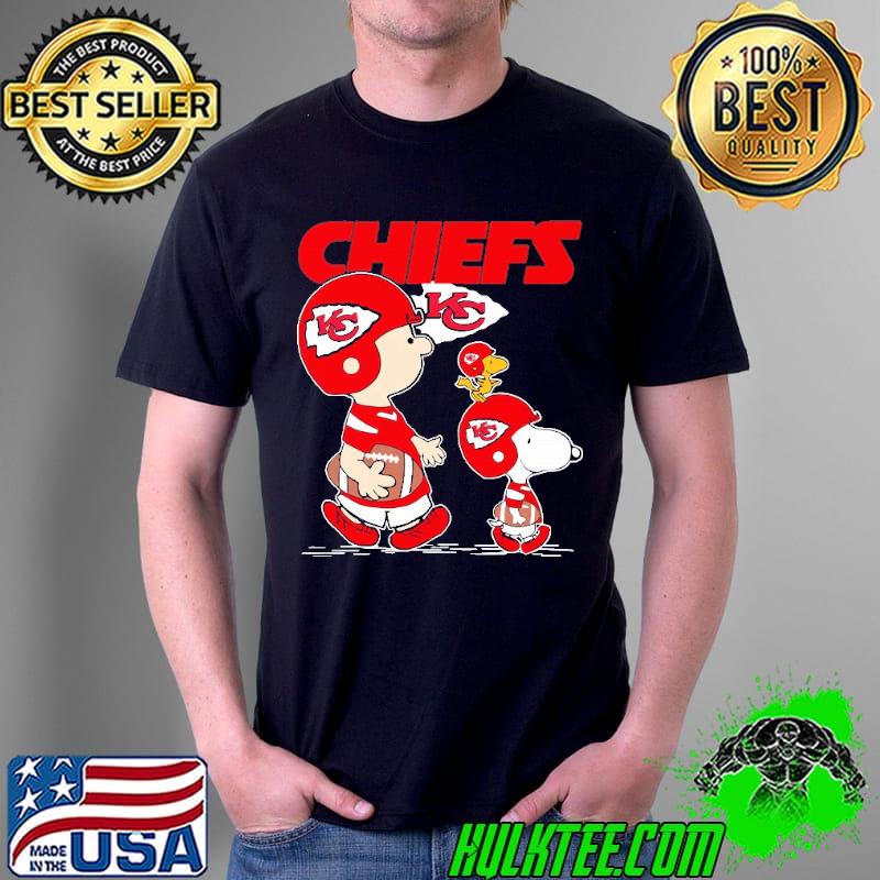 Kansas city Chiefs let's play Football together Snoopy NFL shirt