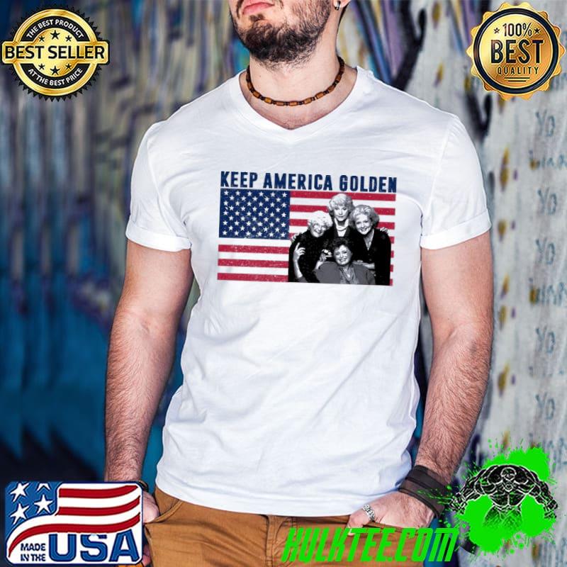 Keep America Golden Flag Shirt